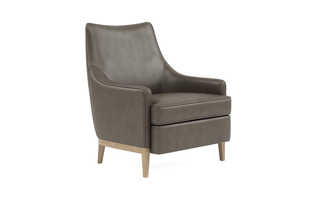 Kingsley Leather Accent Chair - Image 1