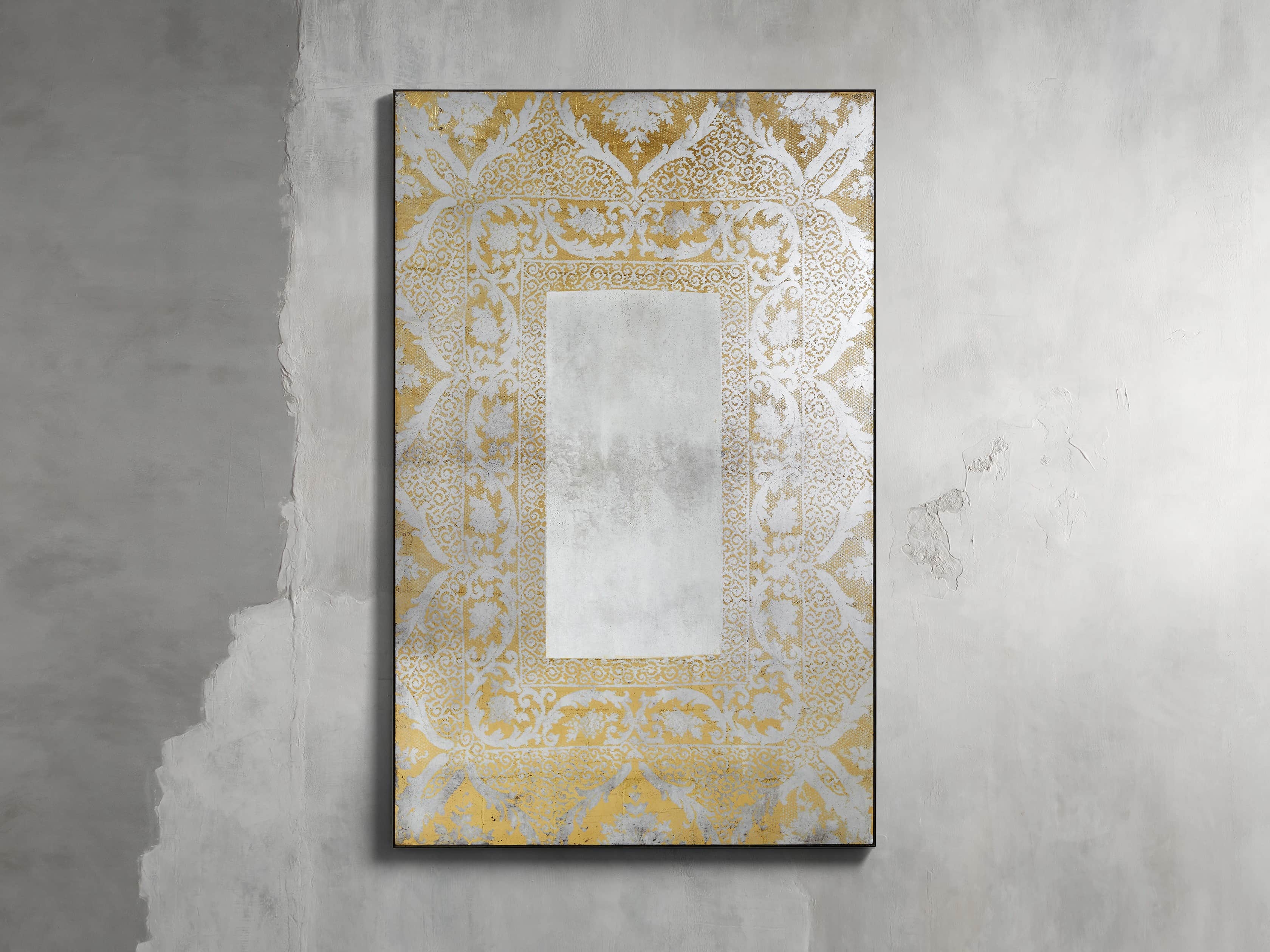 Solange Wall Mirror in Metal 66" Gold   - Image 0