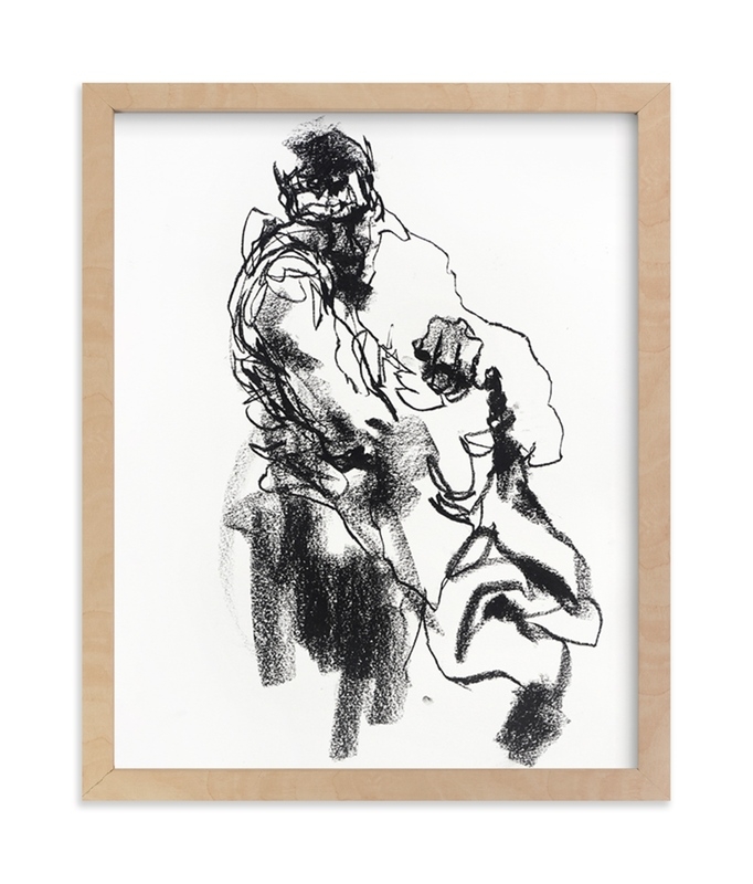 Drawing 469 - Draped Figure Limited Edition Fine Art Print 1 - Image 0