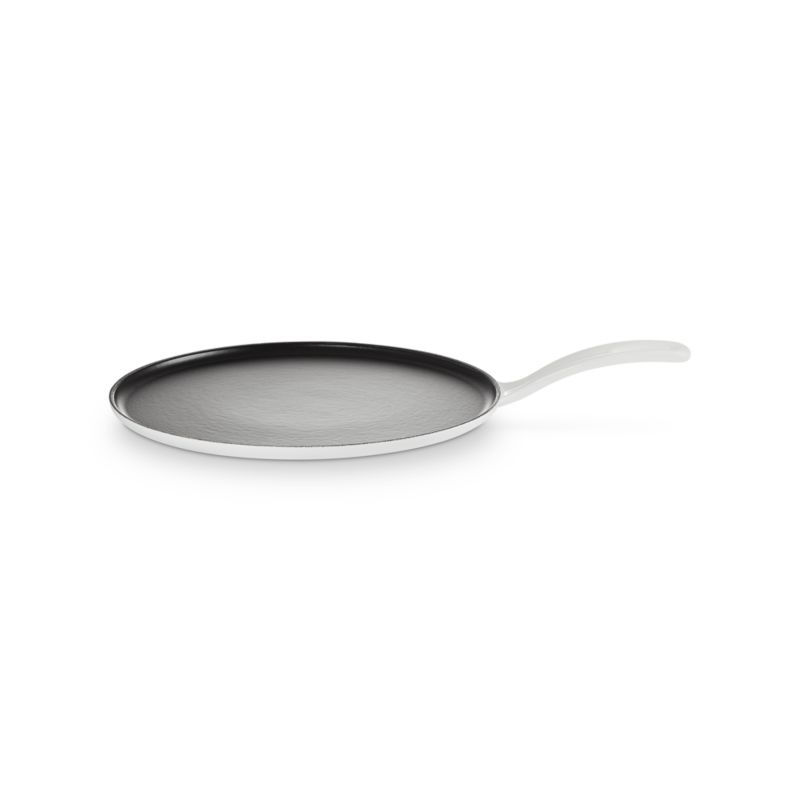 Le Creuset ® Heritage Traditional Round 10.25" White Crepe Pan - Image 2