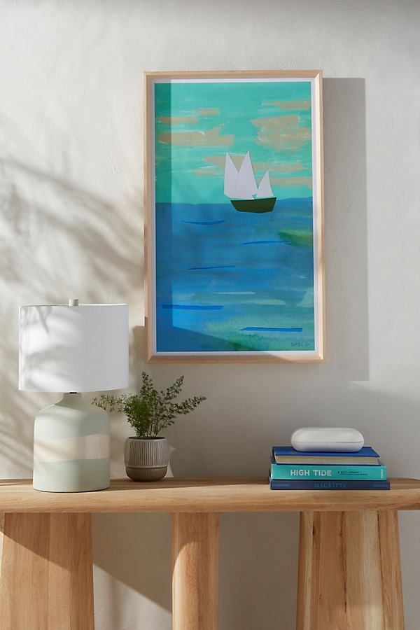 Tide Chart 1 Wall Art By Susan Hable for Soicher Marin in Blue - Image 0