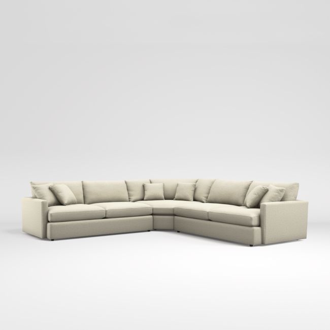 Lounge Deep Wedge 3-Piece Sectional Sofa - Image 1