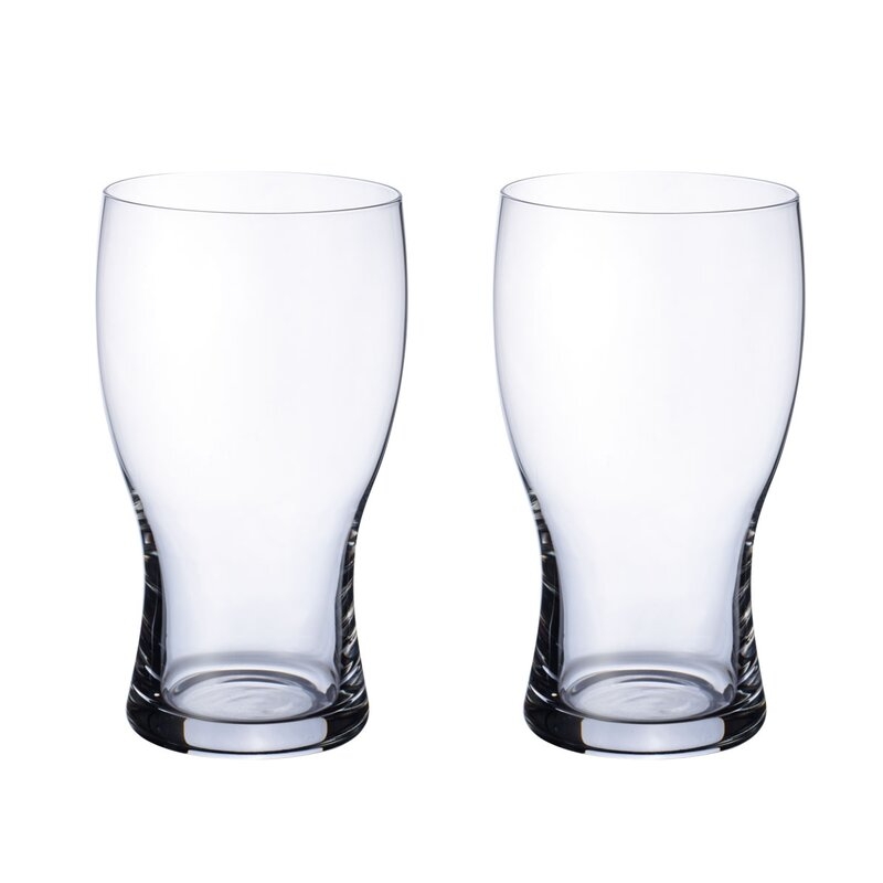 Villeroy & Boch Purismo Set/2 20.75 oz Crystal Wheat Beer Glass - Image 0