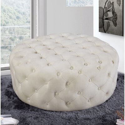 Newbill Tufted Cocktail Ottoman - Image 0