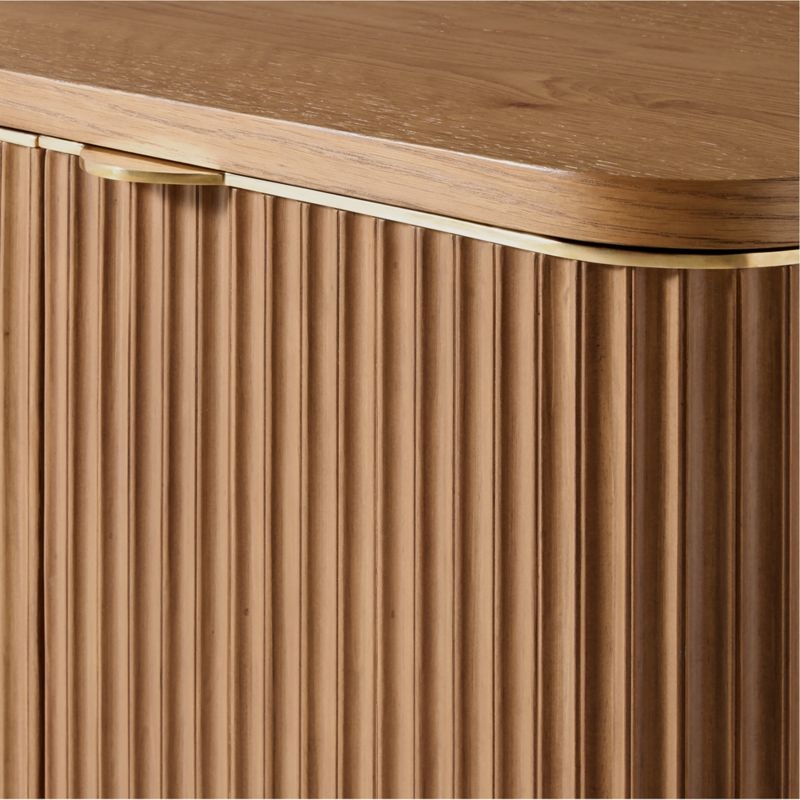 Davison 60" Fluted Oak Media Console - Image 4