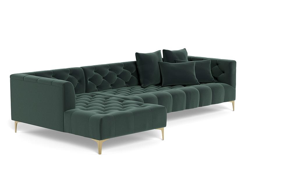 Ms. Chesterfield Sectional Sofa with Left Chaise by Apartment Therapy - Image 1