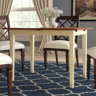 Antonio Butterfly Leaf Rubberwood Solid Wood Dining Table - Image 0