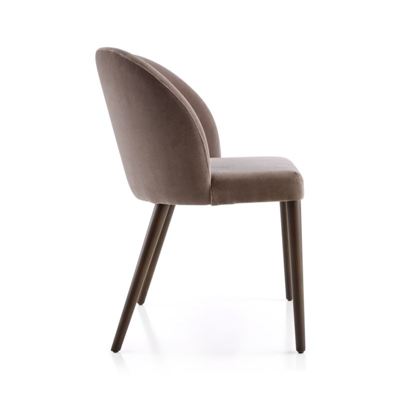Camille Taupe Italian Dining Chair - Image 4
