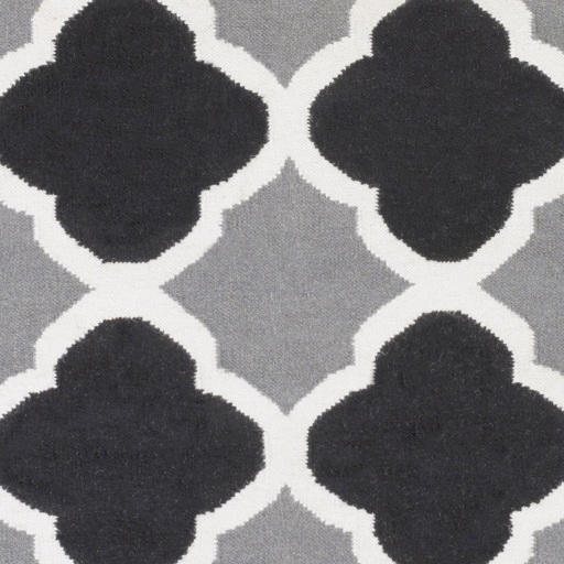 Frontier Black Indoor 3'6" x 5'6" Handmade Rug - Image 0