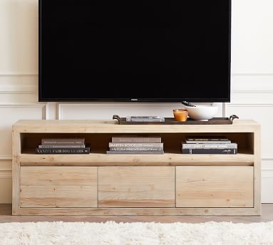 Folsom 66" Media Console with Drawers, Desert Pine - Image 2