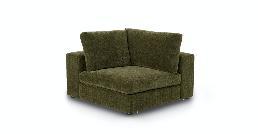Beta 45" Corner Chair Module - Cypress Green - Image 0