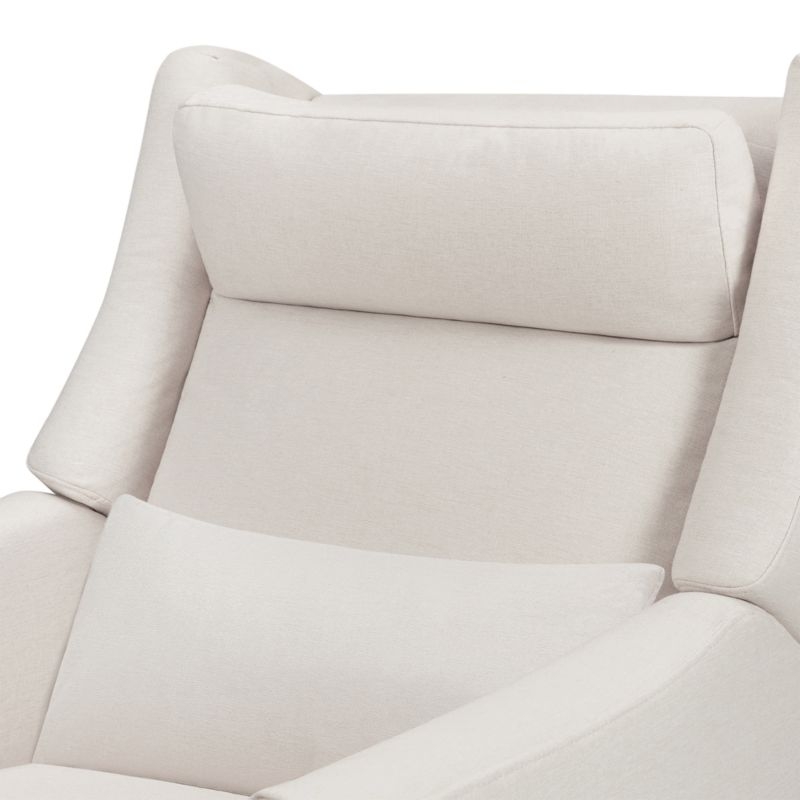 Babyletto Kiwi Plus Cream Nursery Swivel Glider Recliner Chair - Image 8