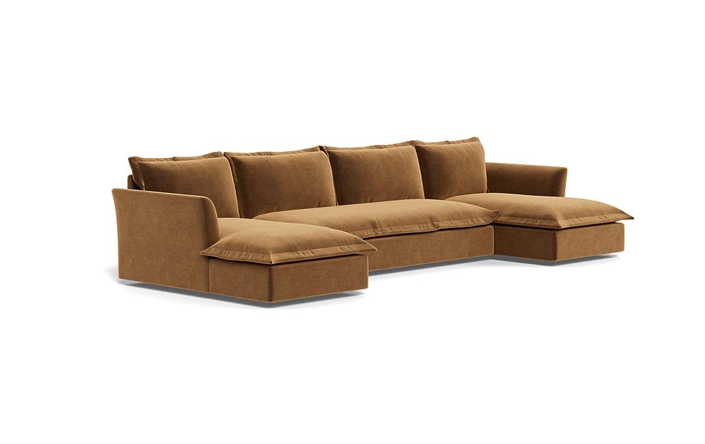 Skylar 3 Piece (4 Seat) U Chaise Sectional - Image 1