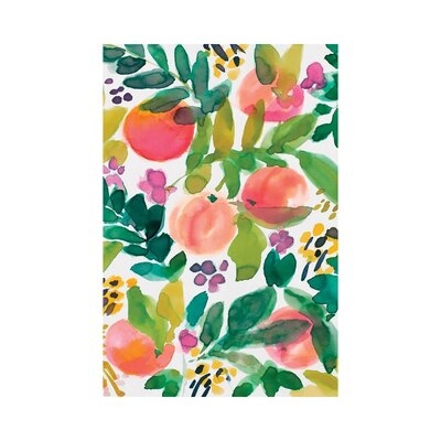 Garden Peaches by Lanie Loreth - Wrapped Canvas Gallery-Wrapped Canvas Giclée - Image 0