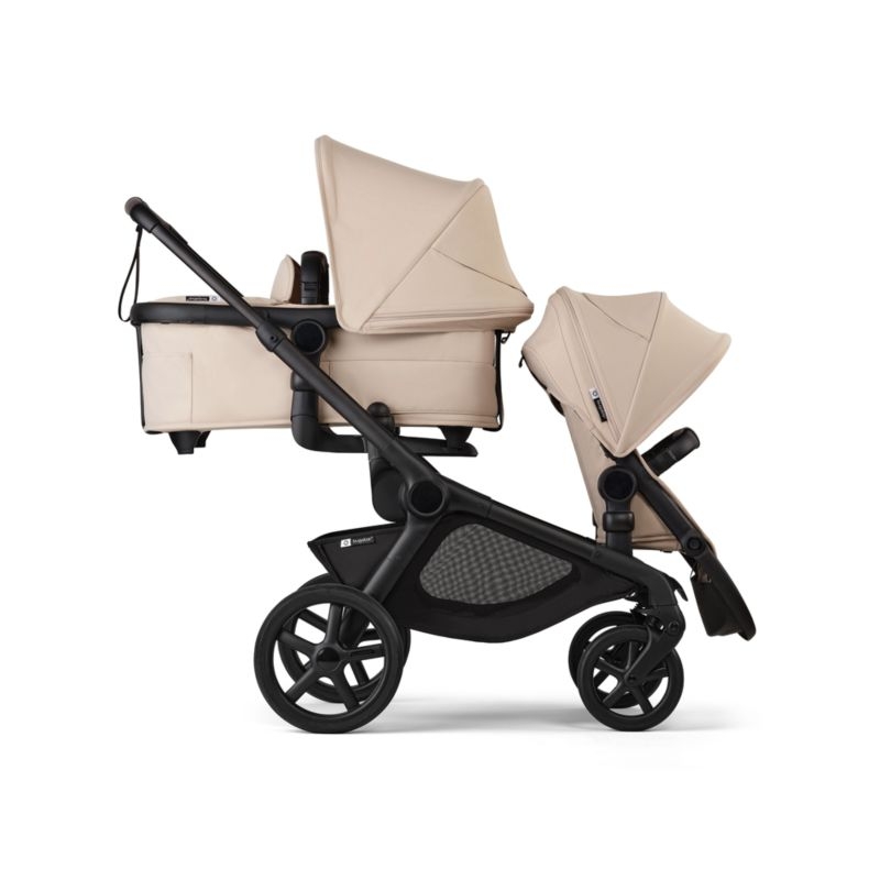 Bugaboo Kangaroo Complete Baby Stroller Desert Taupe Sibling Seat - Image 8
