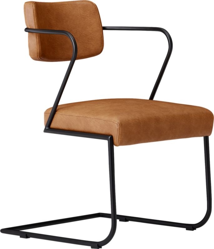 Gaff Metal Frame Chair Brown - Image 5