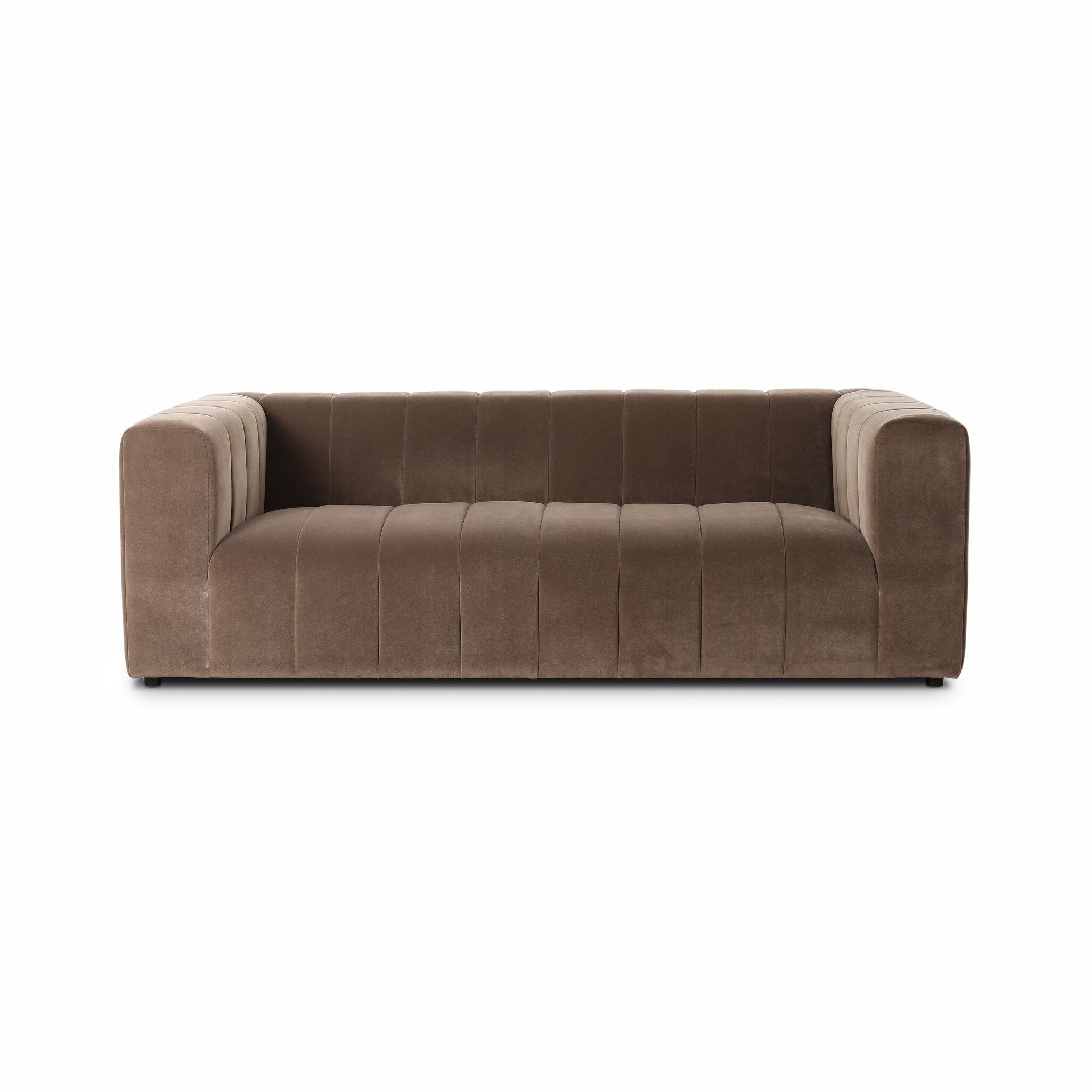 Langham Channeled Sofa - Sintra Taupe - Image 0