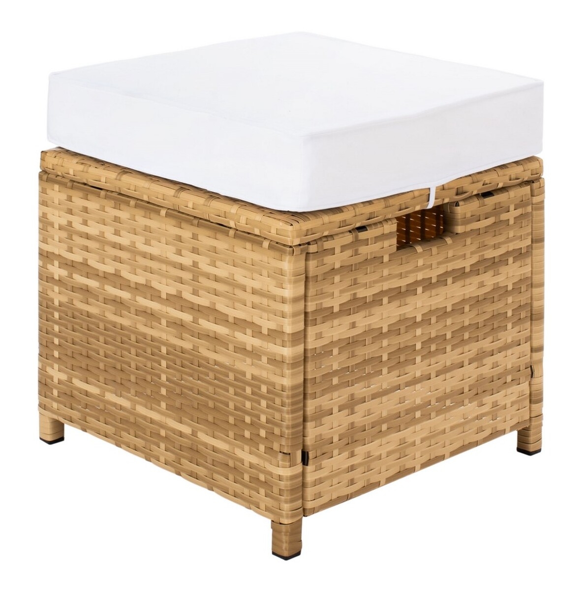 Presla 6 Pc Living Set - Natural/White - Safavieh - Image 8