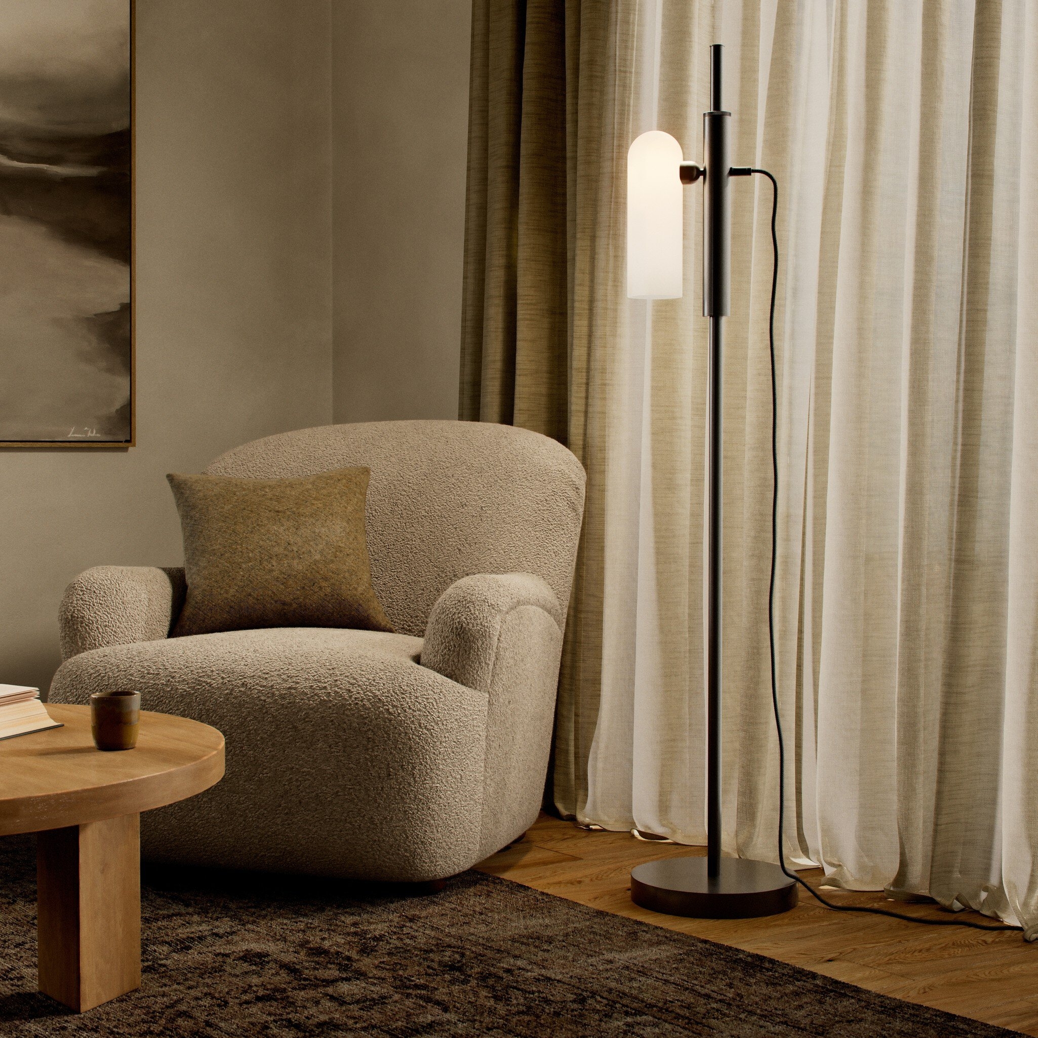 Odyssey 1 Floor Lamp - Black Gunmetal - Image 1