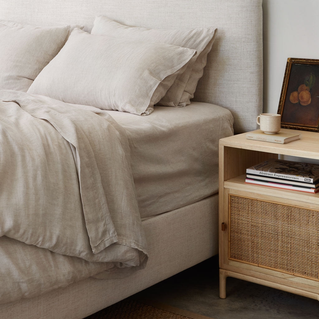 The Citizenry Kayan Nightstand Mindi & Cane | Light Wood - Image 3