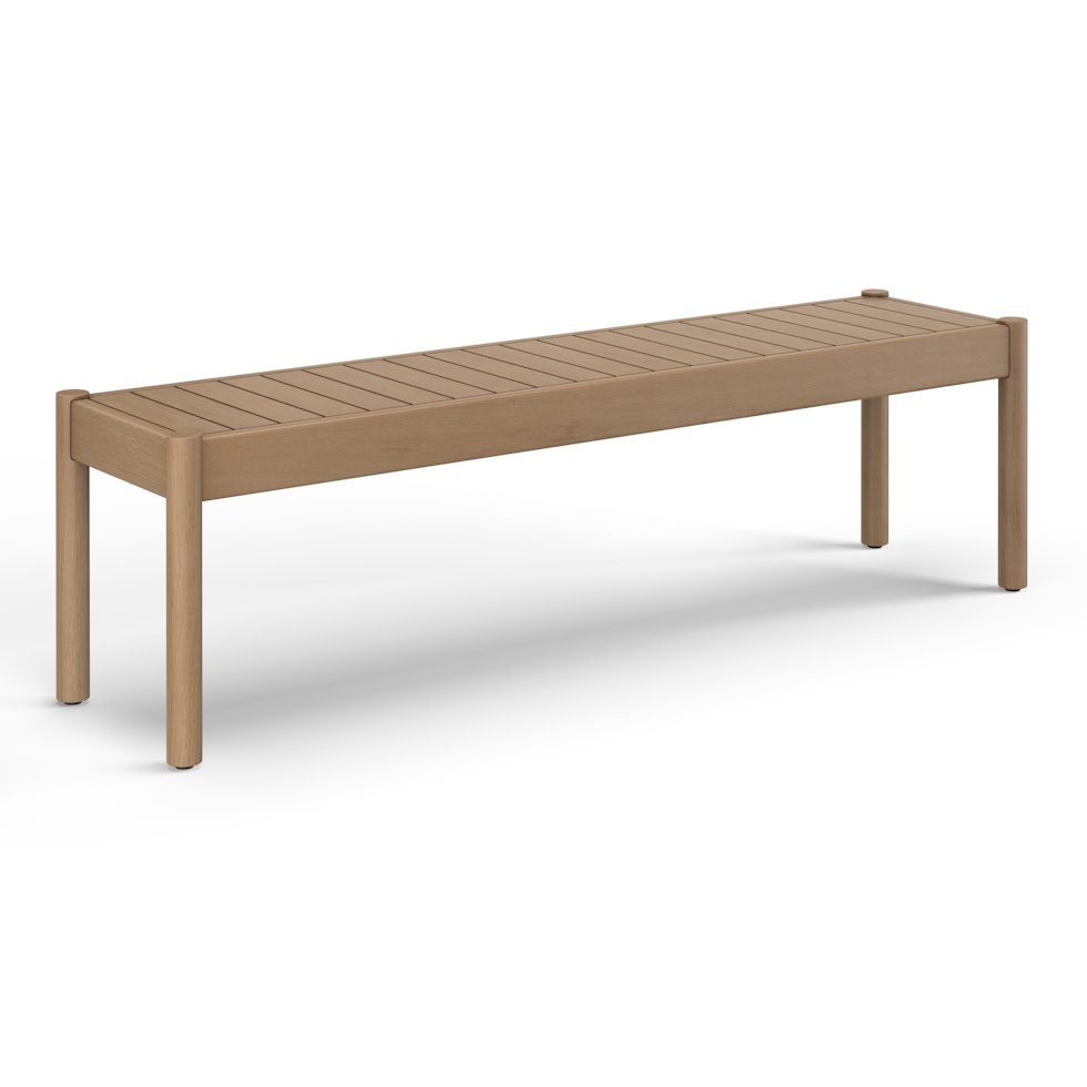 Rosa 65" Outdoor Bench - Eucalyptus - Image 1