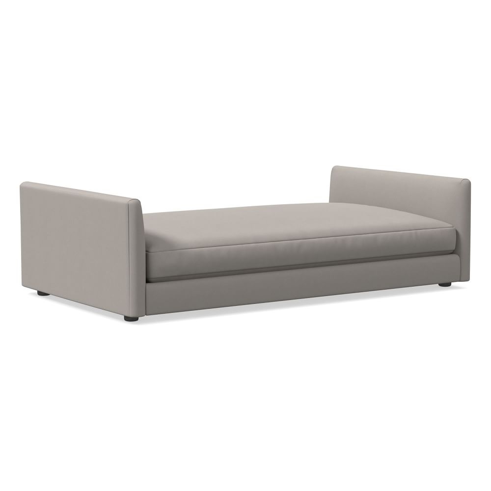 Haven Daybed, Trillium, Performance Velvet, Silver, Concealed Supports - Image 0