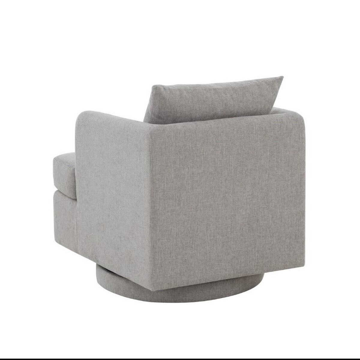 Abbelina Swivel Accent Chair - Grey - Image 6
