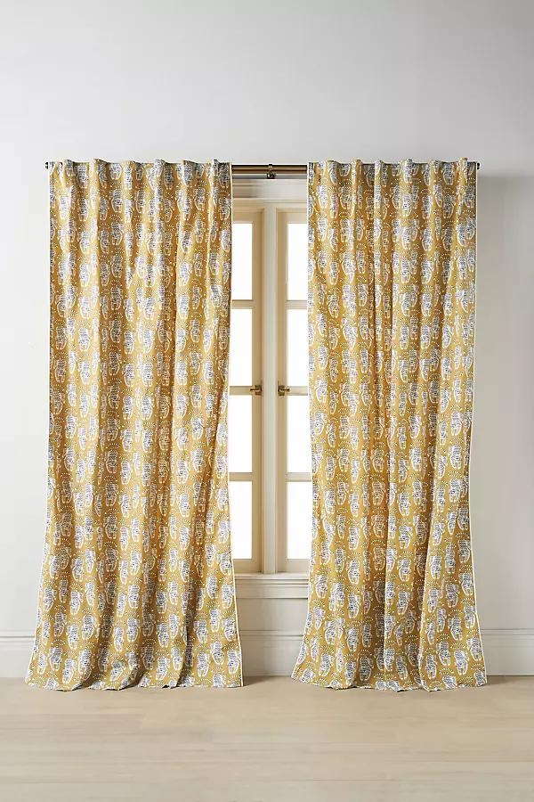 Cotton Printed Tiger Curtain - Image 0