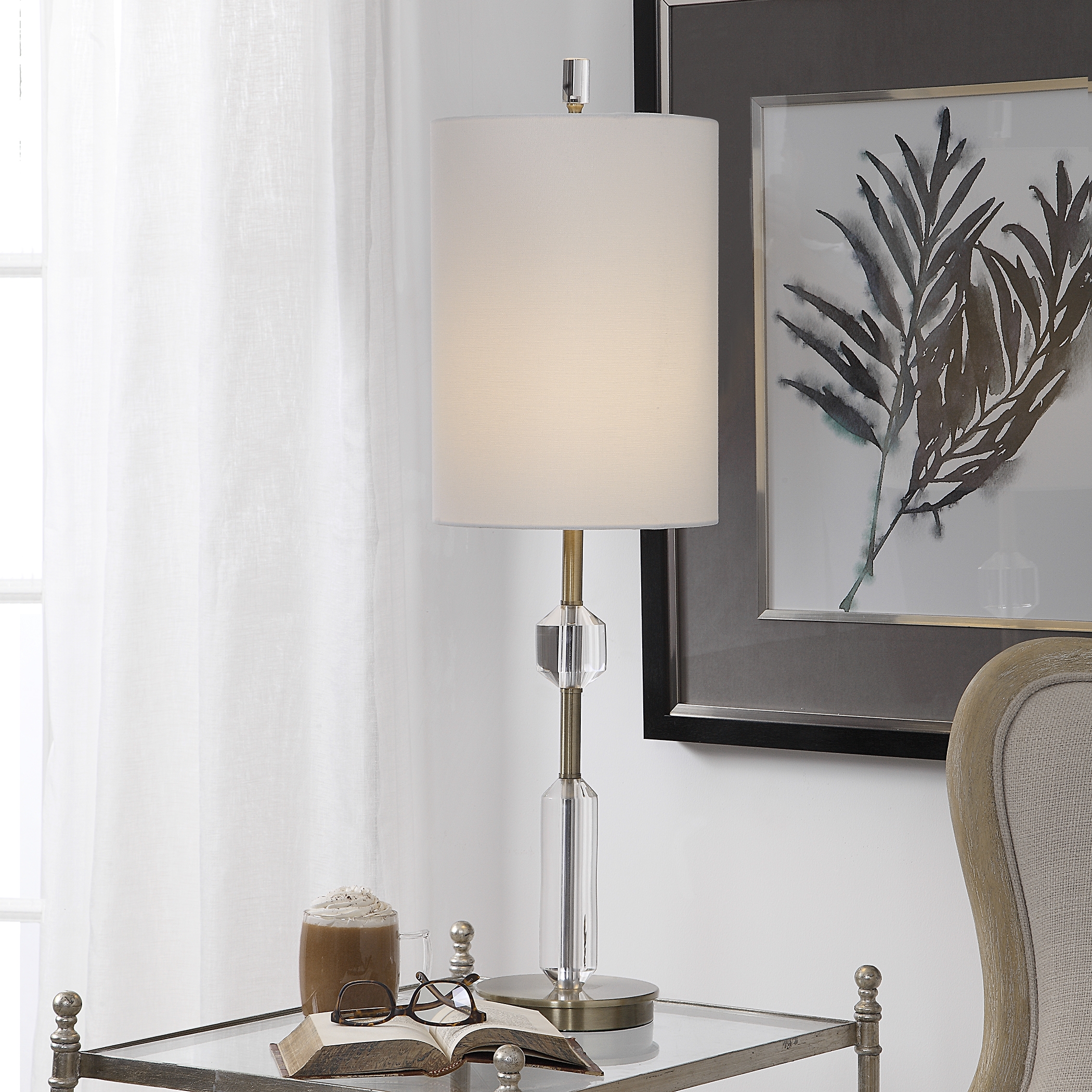 Margo Cut Crystal Buffet Lamp - Image 1