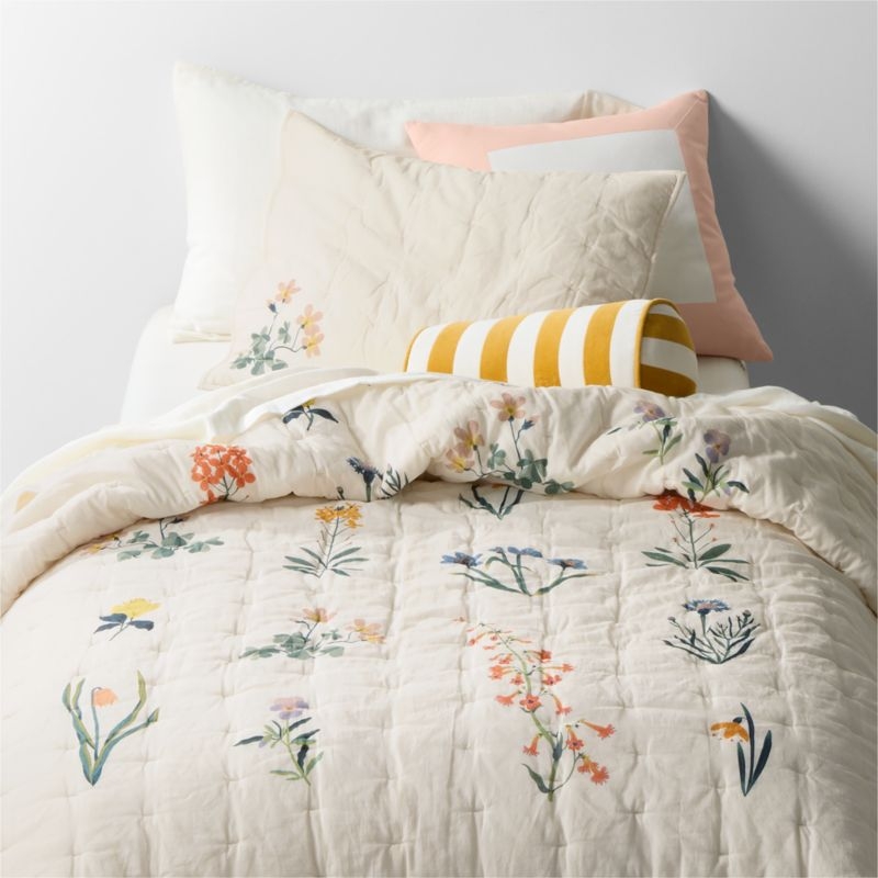 Legacy Border Organic Cotton Monogrammable 20"x20" Elegant Pink Throw Pillow Cover - Image 4