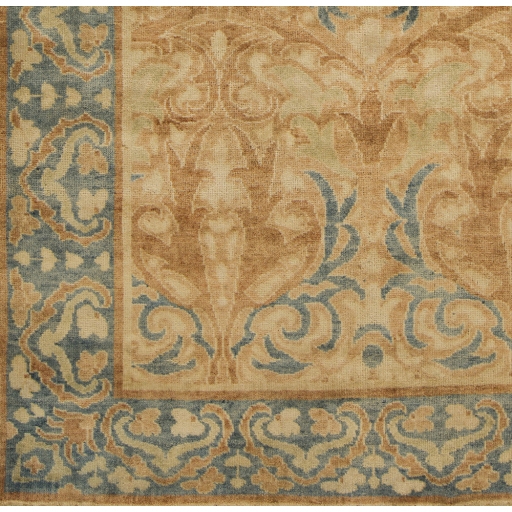 Hillcrest Brown Indoor 5'6" x 8'6" Handmade Rug - Image 0