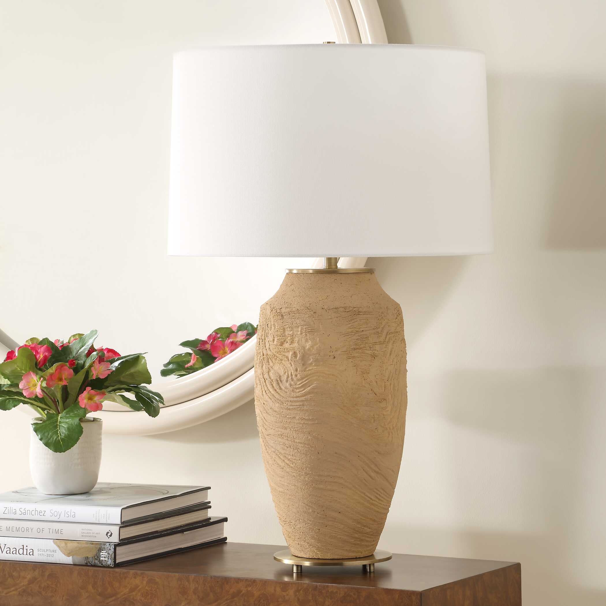 Sandstone Flow Terracotta Table Lamp - Image 2