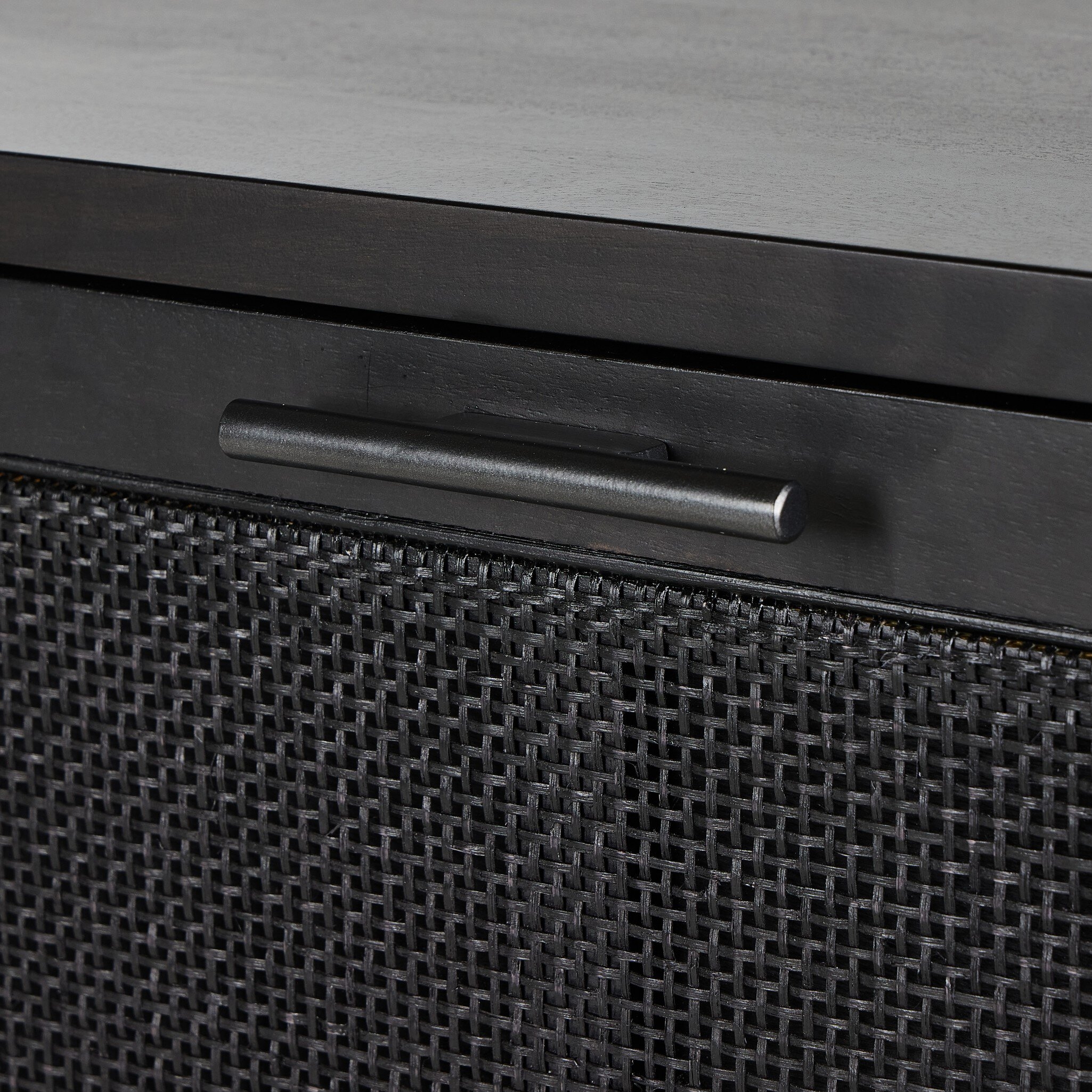 Caprice Bar Cabinet - Black Wash Mango - Image 10