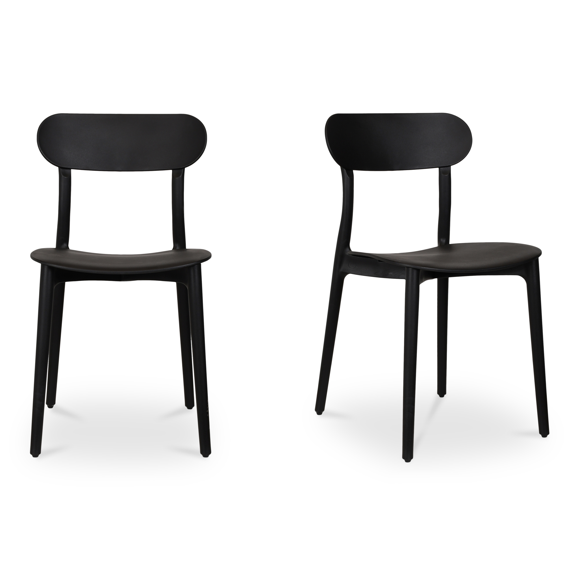 Kent Outdoor Dining Chair Black - Set Of Two - Image 0