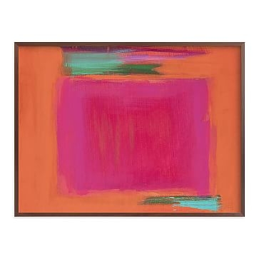 Caliente by Amy Gray, Full Bleed 40"x30", Walnut Wood Frame - Image 0