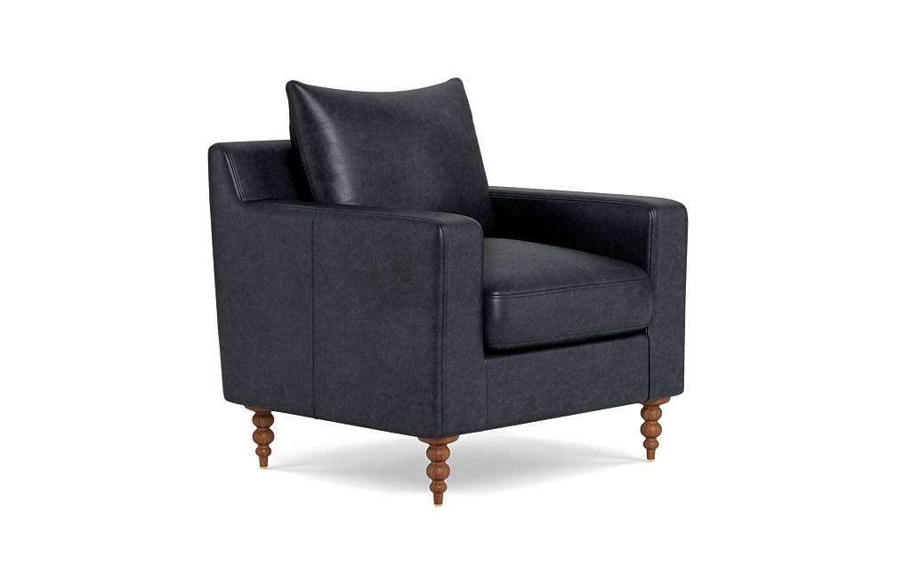 Sloan Leather Petite Chair - Image 1