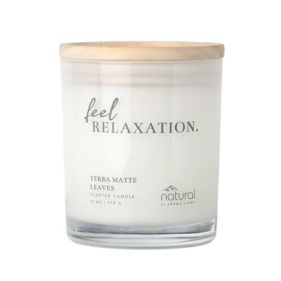 Yerba Matte Leaves Scented Jar Candle - Image 0