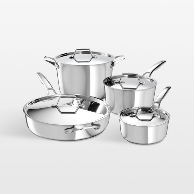 Calphalon ® Premier Stainless Steel 8-Piece Cookware Set - Image 0
