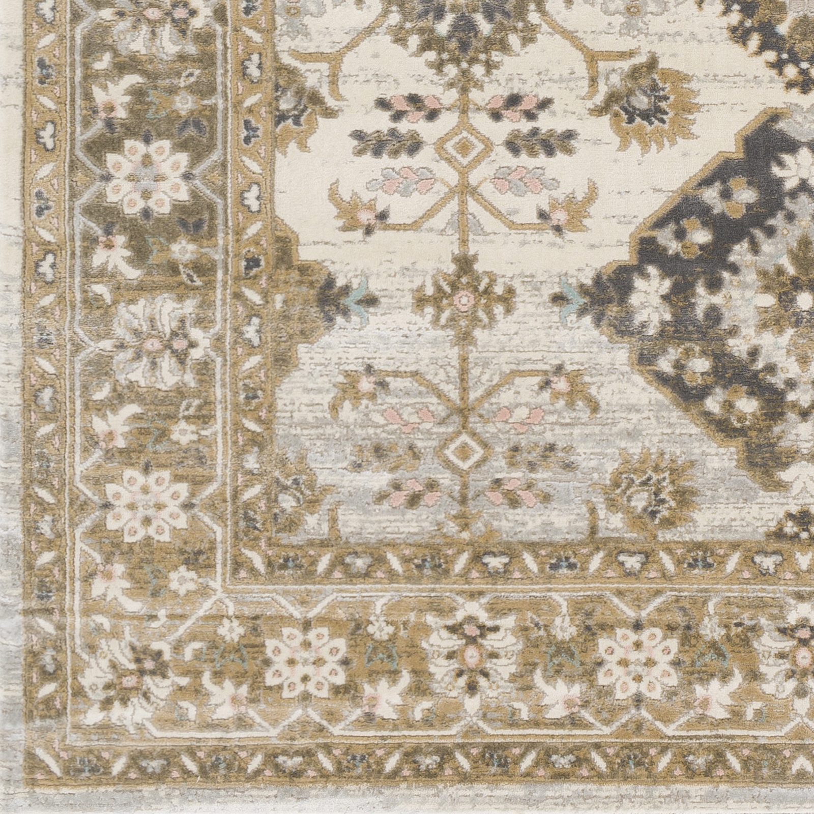 Dryden Gray Indoor 9' x 12' Machine Woven Rug - Image 5