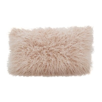 Whipton Mongolian Faux fur Lumbar Pillow - Image 0