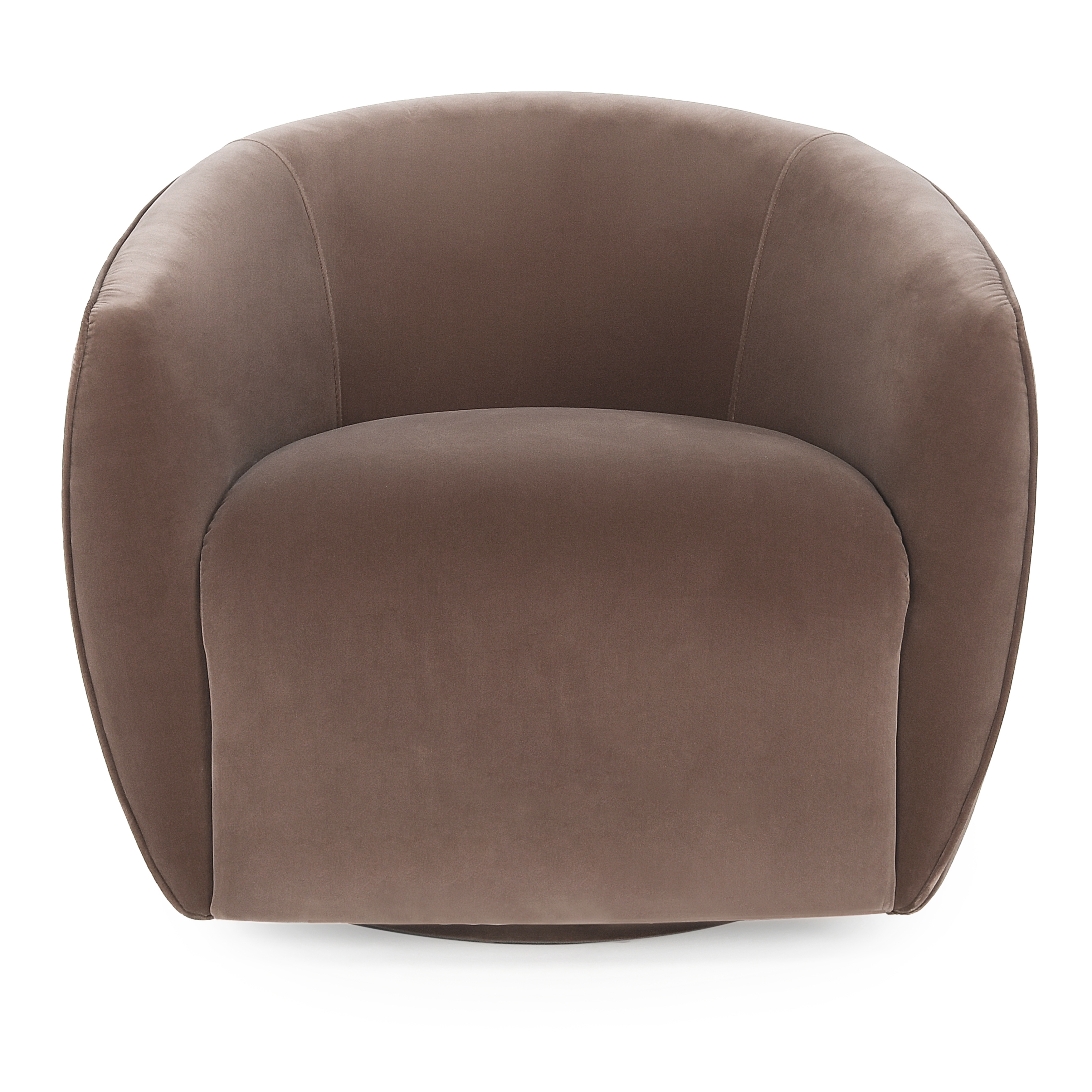 Harper Swivel Accent Chair Dusty Brown - Image 1