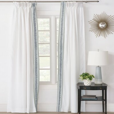 Amberlynn Solid Room Darkening Pinch Pleat Single Curtain Panel - Image 0