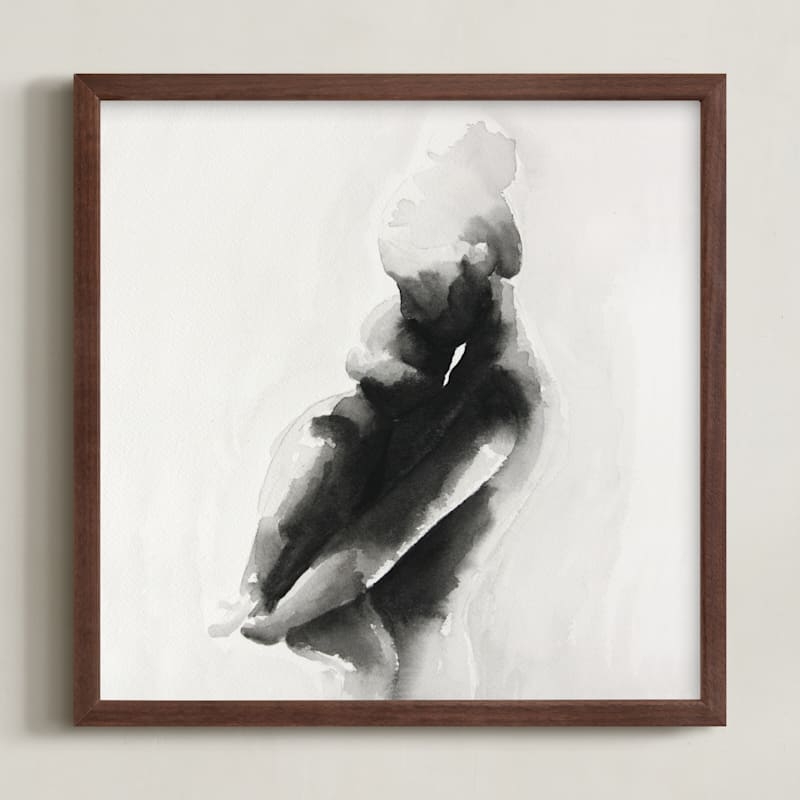Mother Embrace Square Open Edition Fine Art Print - Image 0