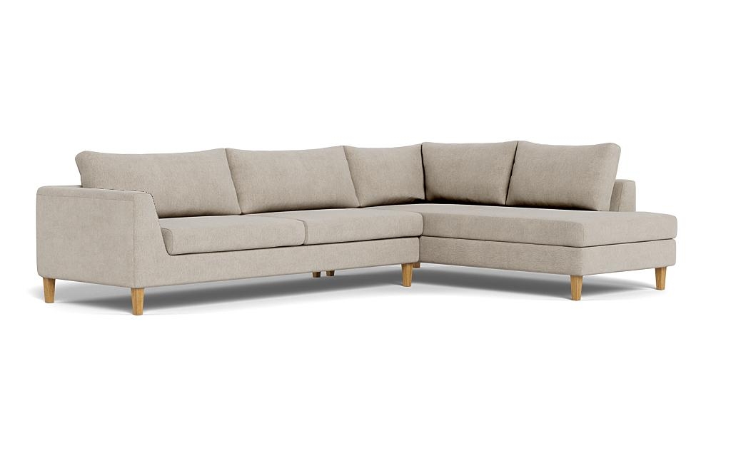 Asher 3-Seat Sectional with Right Bumper - Image 1