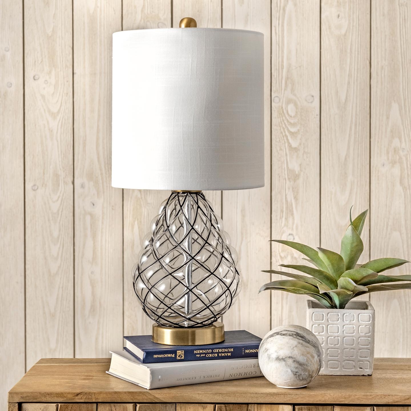 Beacon 21" Glass Table Lamp - Image 0