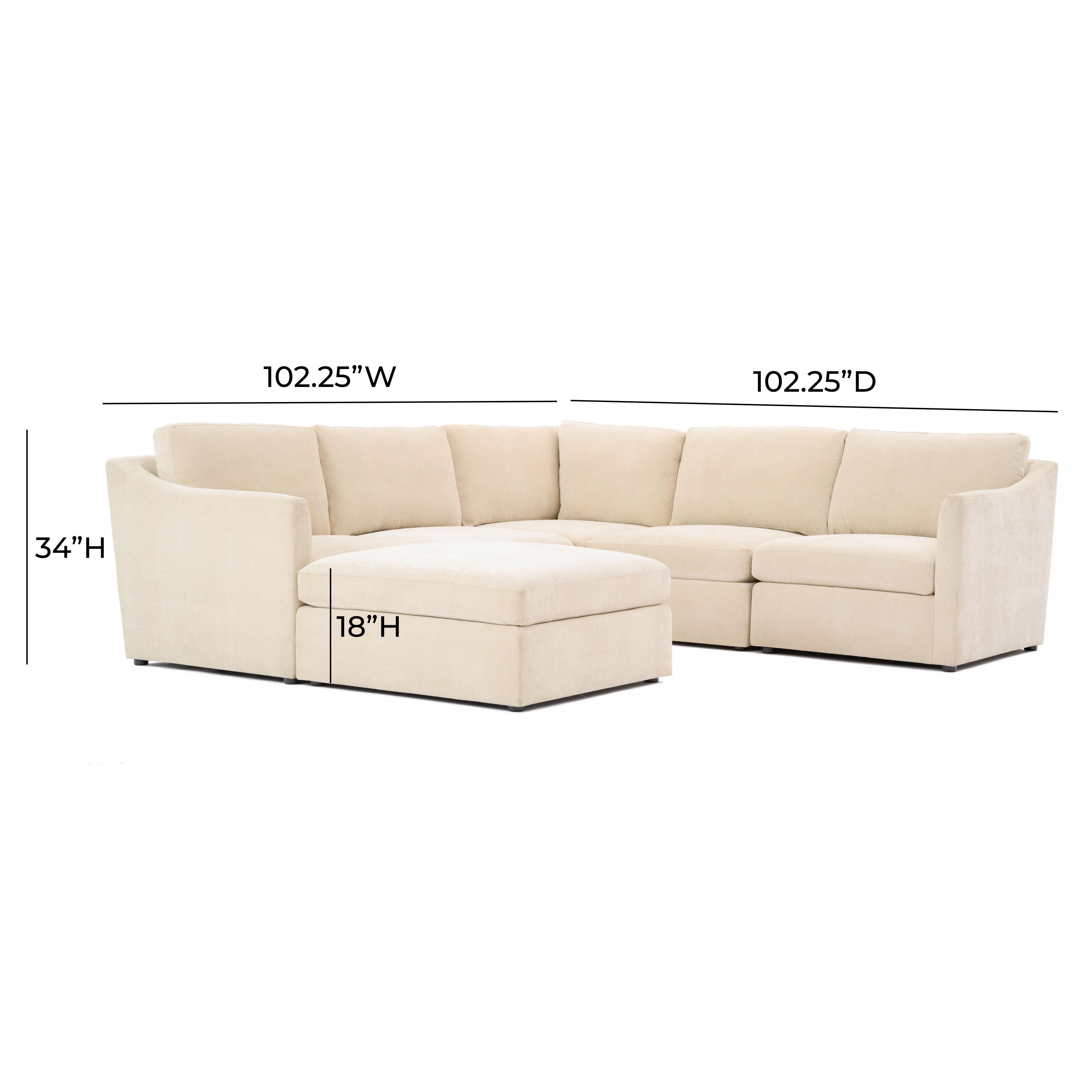 Aiden Beige Modular Chaise Sectional - Image 5