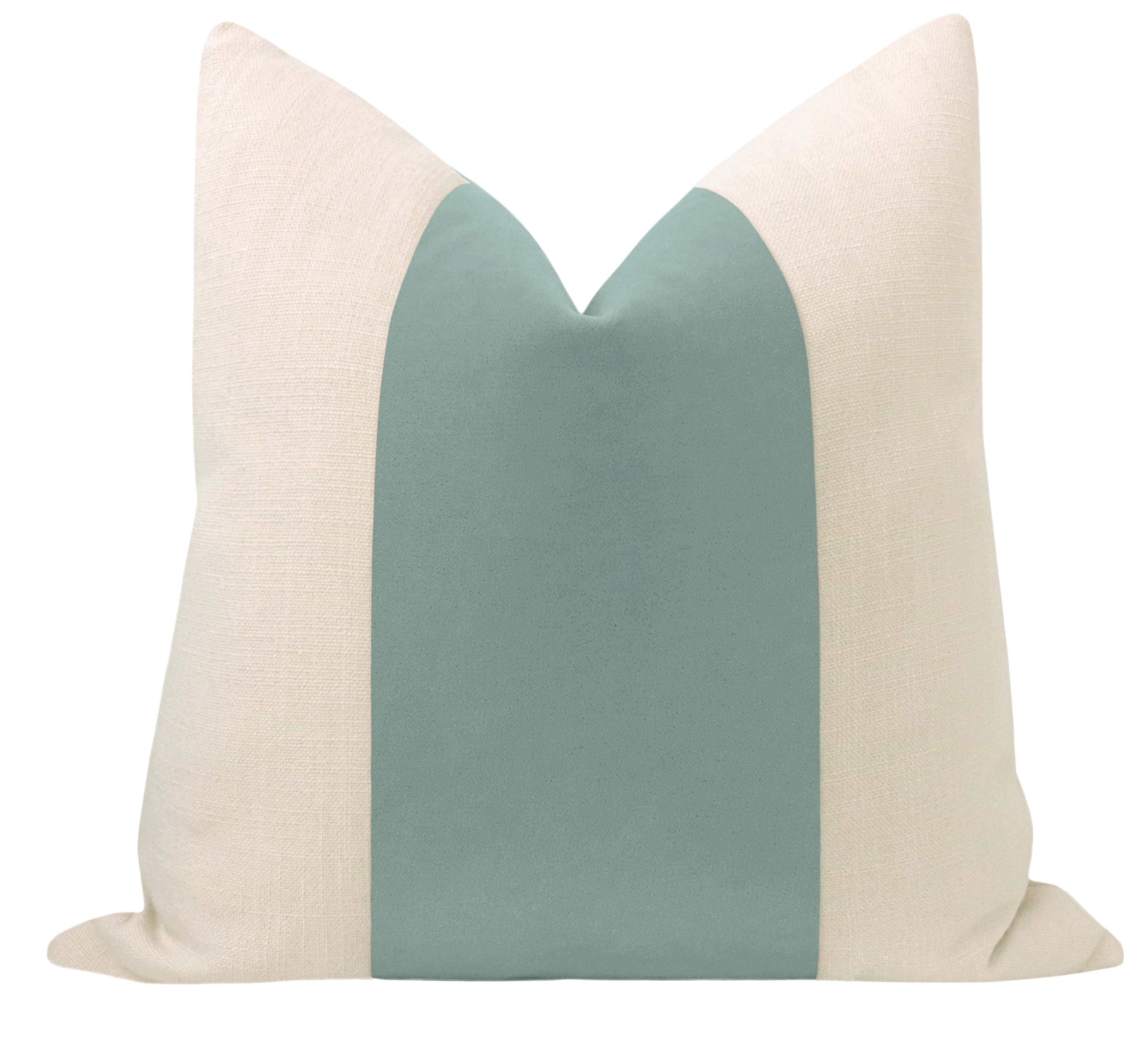 PANEL :: MOHAIR VELVET // CERULEAN BLUE - 20" X 20" - Image 0