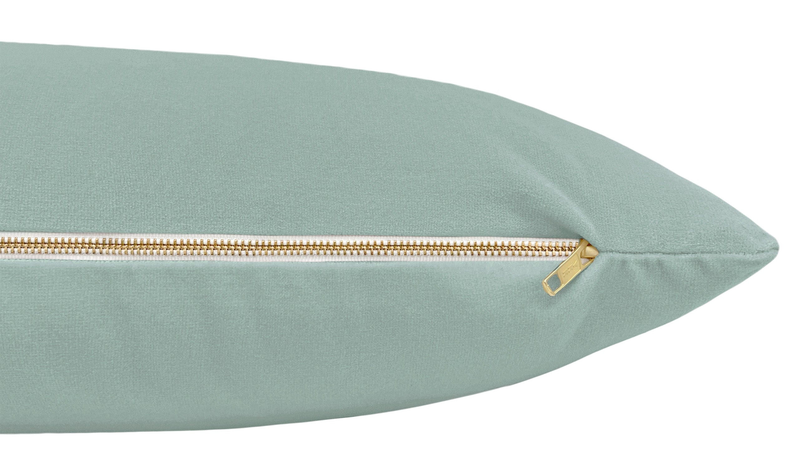 THE XL LUMBAR :: SIGNATURE VELVET // SPA BLUE - BY THE YARD - Image 1