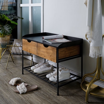 Sila Drawers Storage Bench - Image 0