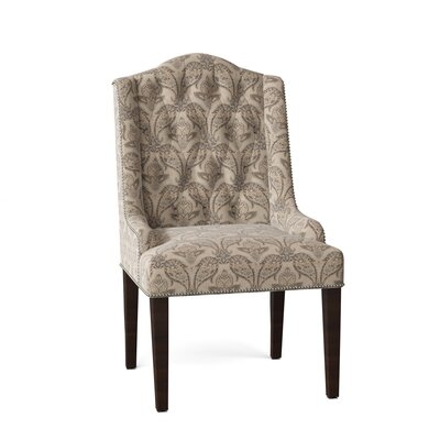 Essex Tuffed Upholstered Wingback Arm Chair - Image 0
